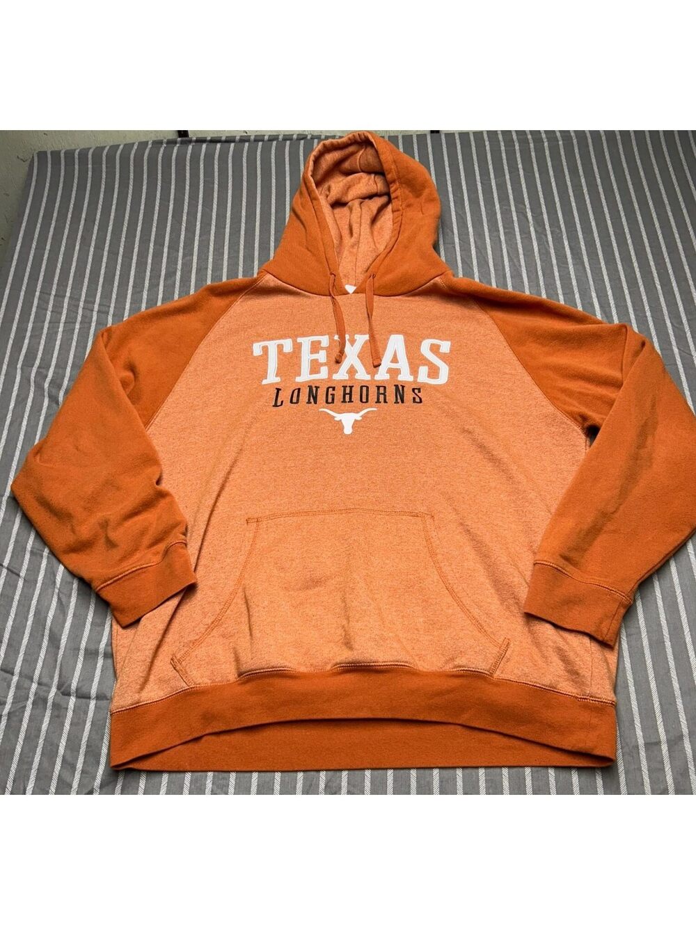 Champion Texas Longhorn Orange Hoodie Sweatshirt Men’s Size XL